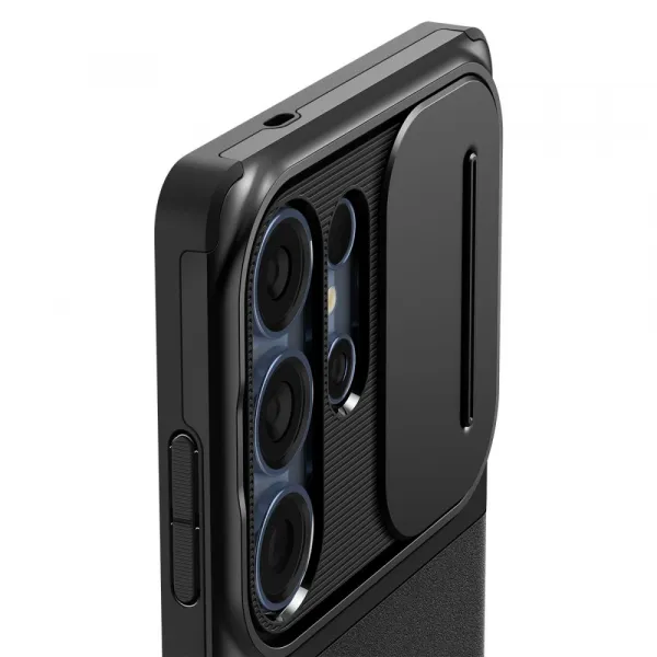 SPIGEN OPTIK ARMOR Puzdro pre Samsung Galaxy S25 Ultra 5G BLACK