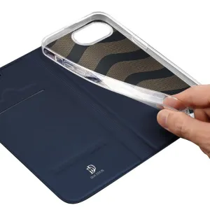 DUX Zaklápacie puzdro pre Apple iPhone 16e / iPhone 17e modré