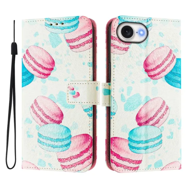 ART Peňaženkový kryt pre Apple iPhone 16e / iPhone 17e MACARONS