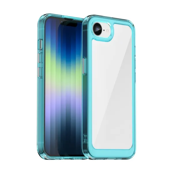 CRYSTAL Ochranný kryt pre Apple iPhone 16e / iPhone 17e tyrkysový