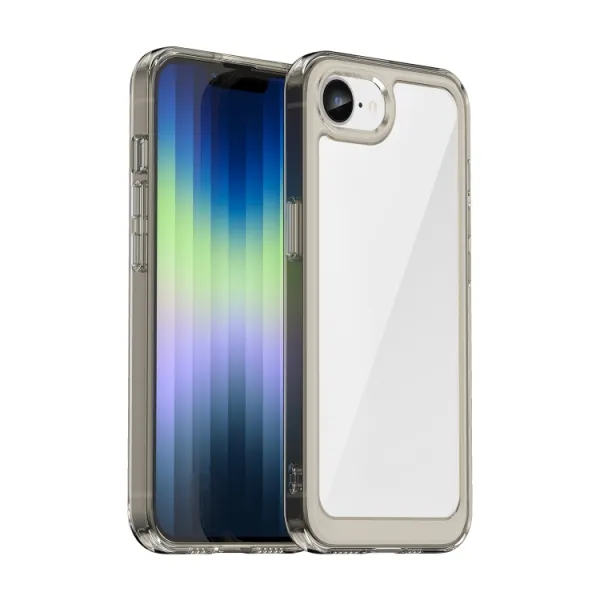 CRYSTAL Ochranný kryt pre Apple iPhone 16e / iPhone 17e šedý