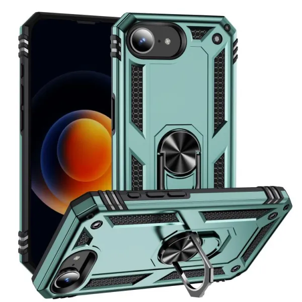 RING Kryt s držiakom pre Apple iPhone 16e / iPhone 17e zelený