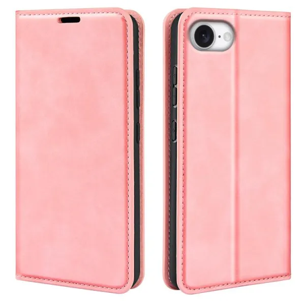 MAGNETIC Zaklápací kryt pre Apple iPhone 16e / iPhone 17e ružový
