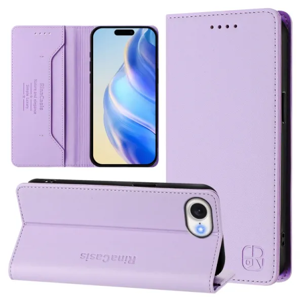 RINA Zaklápacie puzdro pre Apple iPhone 16e / iPhone 17e svetlofialové