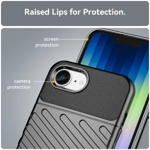 THUNDER Ochranný obal Apple iPhone 16e / iPhone 17e čierny