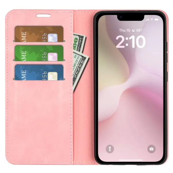 MAGNETIC Zaklápací kryt pre Apple iPhone 16e / iPhone 17e ružový