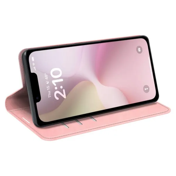 MAGNETIC Zaklápací kryt pre Apple iPhone 16e / iPhone 17e ružový