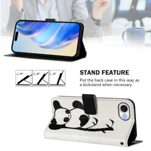 ART Peňaženkový kryt pre Apple iPhone 16e / iPhone 17e PANDA