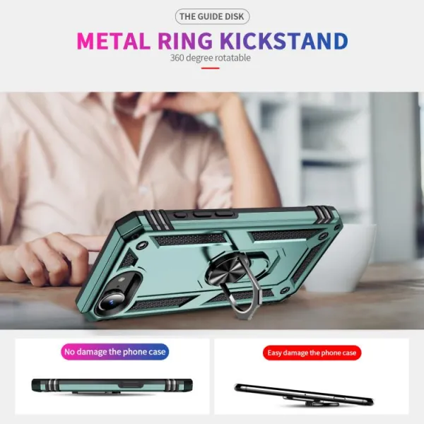 RING Kryt s držiakom pre Apple iPhone 16e / iPhone 17e zelený