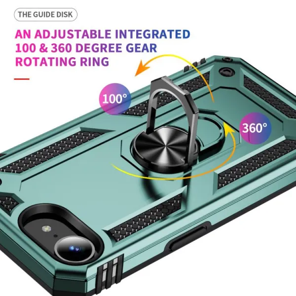 RING Kryt s držiakom pre Apple iPhone 16e / iPhone 17e zelený