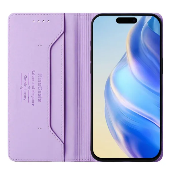 RINA Zaklápacie puzdro pre Apple iPhone 16e / iPhone 17e svetlofialové