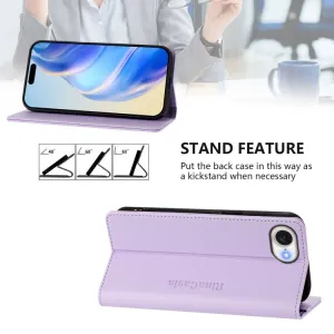 RINA Zaklápacie puzdro pre Apple iPhone 16e / iPhone 17e svetlofialové
