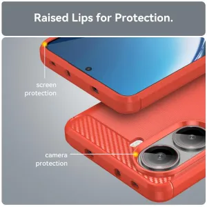 FLEXI TPU Ochranný kryt Xiaomi Poco X7 Pro červený