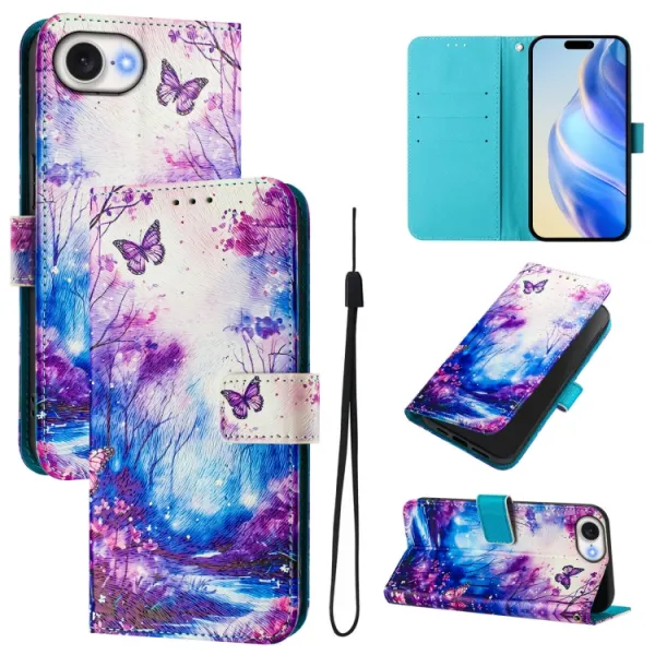 ART Peňaženkový kryt pre Apple iPhone 16e / iPhone 17e DREAMLAND