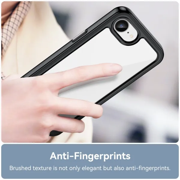 CRYSTAL Ochranný kryt pre Apple iPhone 16e / iPhone 17e čierny