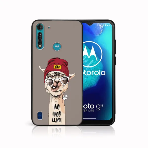 MY ART Ochranný kryt pre Motorola Moto G8 Power Lite PROBLLAMA (187)