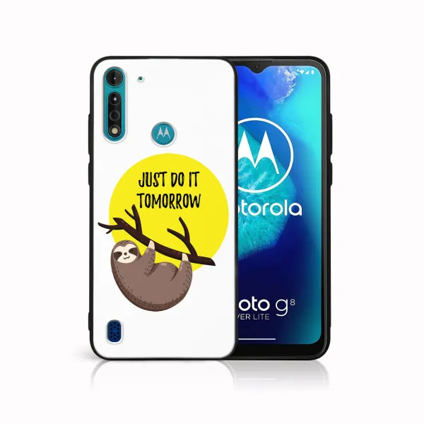 MY ART Ochranný kryt pre Motorola Moto G8 Power Lite SLOTH (188)