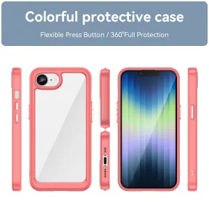 CRYSTAL Ochranný kryt pre Apple iPhone 16e / iPhone 17e červený