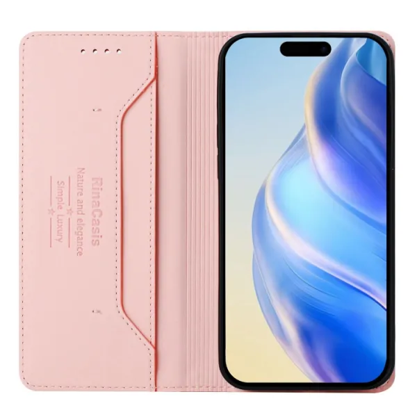 RINA Zaklápacie puzdro pre Apple iPhone 16e / iPhone 17e ružové