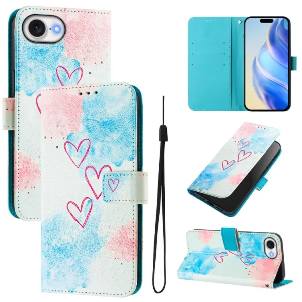 ART Peňaženkový kryt pre Apple iPhone 16e / iPhone 17e LOVE