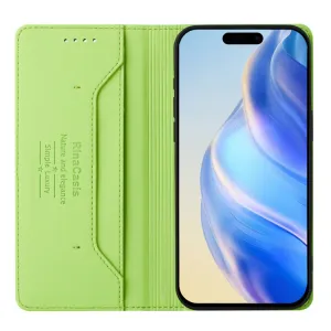 RINA Zaklápacie puzdro pre Apple iPhone 16e / iPhone 17e svetlozelené