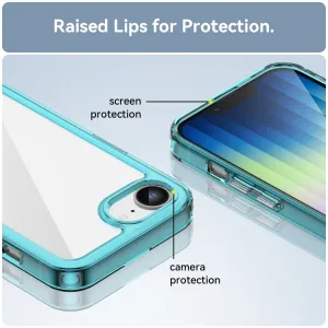 CRYSTAL Ochranný kryt pre Apple iPhone 16e / iPhone 17e tyrkysový