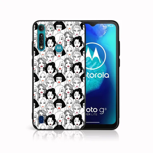 MY ART Ochranný kryt pre Motorola Moto G8 Power Lite LIPSTICK (174)