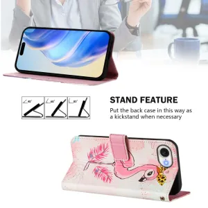 ART Peňaženkový kryt pre Apple iPhone 16e / iPhone 17e FLAMINGO
