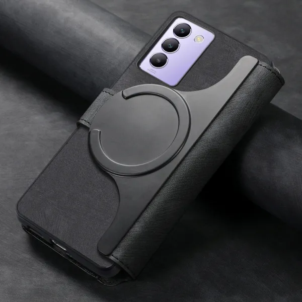 CASENEO MAGSAFE Peňaženkový obal 2v1 Vivo V40 SE 5G čierny