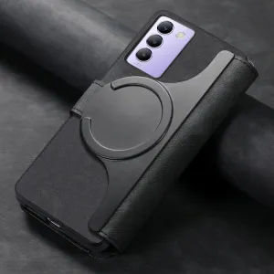 CASENEO MAGSAFE Peňaženkový obal 2v1 Vivo V40 SE 5G čierny