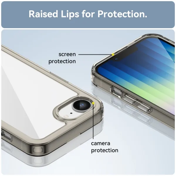 CRYSTAL Ochranný kryt pre Apple iPhone 16e / iPhone 17e šedý