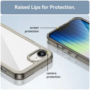 CRYSTAL Ochranný kryt pre Apple iPhone 16e / iPhone 17e šedý