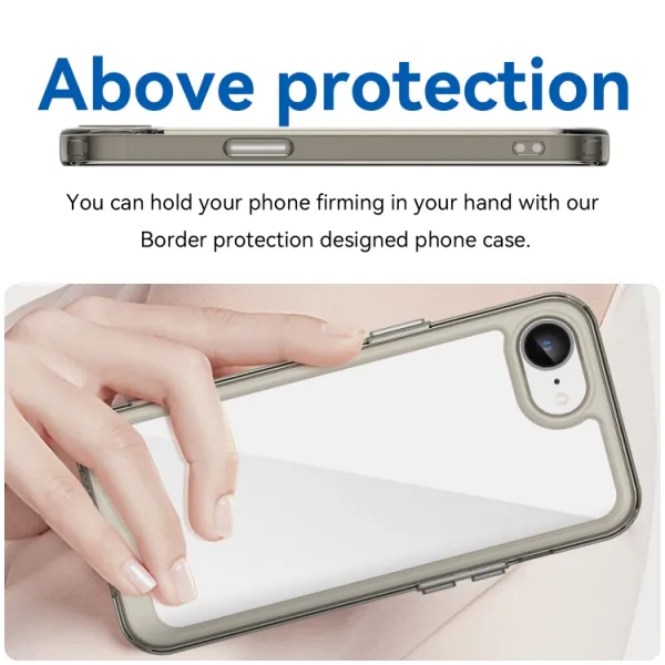 CRYSTAL Ochranný kryt pre Apple iPhone 16e / iPhone 17e šedý