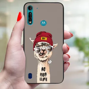 MY ART Ochranný kryt pre Motorola Moto G8 Power Lite PROBLLAMA (187)