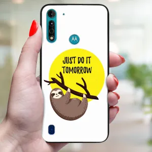 MY ART Ochranný kryt pre Motorola Moto G8 Power Lite SLOTH (188)
