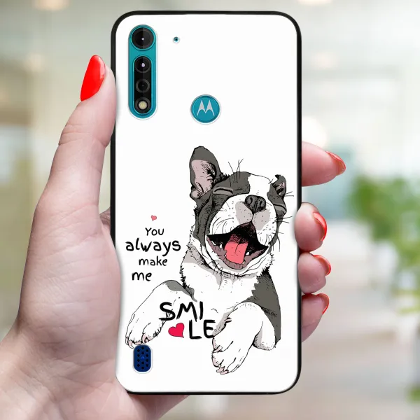 MY ART Ochranný kryt pre Motorola Moto G8 Power Lite SMILE (189)