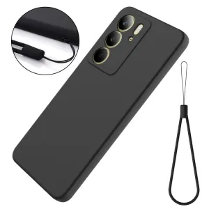 RUBBER Ochranný kryt pre Realme C75 / Realme 14x 5G čierny