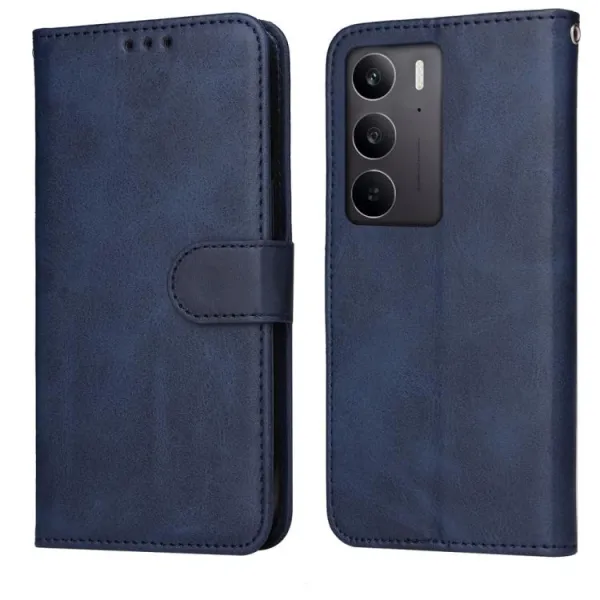 SMOOTH Peňaženkové puzdro pre Realme C75 / Realme 14x 5G modré