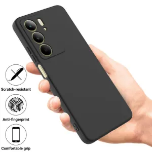 RUBBER Ochranný kryt pre Realme C75 / Realme 14x 5G čierny