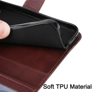 SMOOTH Peňaženkové puzdro pre Google Pixel 10a hnedé