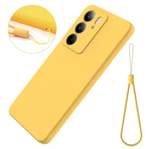 RUBBER Ochranný kryt pre Realme C75 / Realme 14x 5G žltý