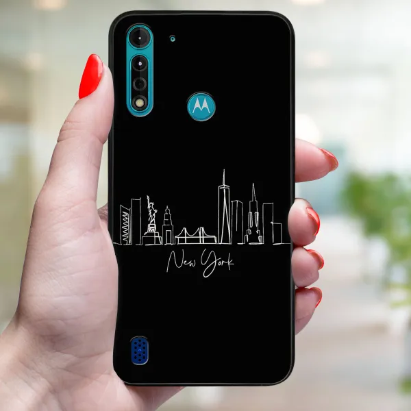 MY ART Ochranný kryt pre Motorola Moto G8 Power Lite NEW YORK (207)