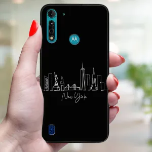 MY ART Ochranný kryt pre Motorola Moto G8 Power Lite NEW YORK (207)