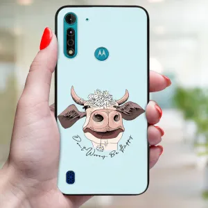 MY ART Ochranný kryt pre Motorola Moto G8 Power Lite HAPPY COW (181)