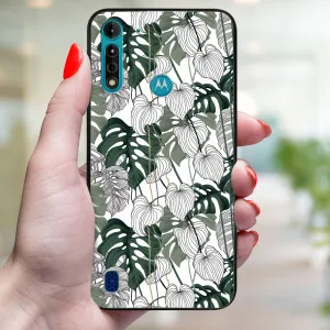 MY ART Ochranný kryt pre Motorola Moto G8 Power Lite LEAF (175)