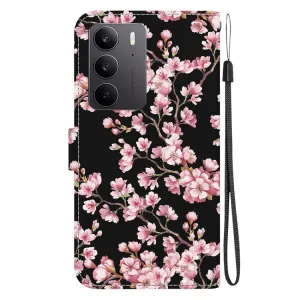 ART Peňaženkový kryt pre Realme C75 / Realme 14x 5G PLUM BLOSSOM