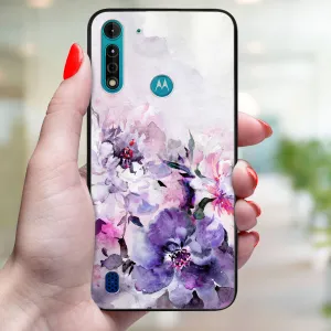 MY ART Ochranný kryt pre Motorola Moto G8 Power Lite PEONIES (156)