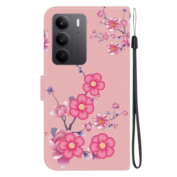 ART Peňaženkový kryt pre Realme C75 / Realme 14x 5G CHERRY BLOSSOM