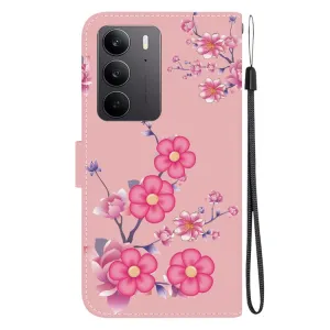 ART Peňaženkový kryt pre Realme C75 / Realme 14x 5G CHERRY BLOSSOM