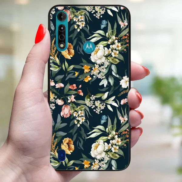 MY ART Ochranný kryt pre Motorola Moto G8 Power Lite FLORAL (158)